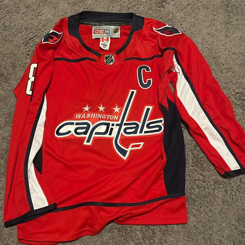 Alex Ovechkin home jersey men size 50